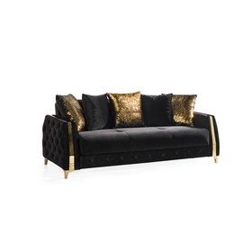 Lust Style Sofa in Black B009139096