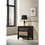 Selena Modern & Contemporary Nightstand Made with Wood in Black and Natural B009139127