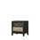 Selena Modern & Contemporary Nightstand Made with Wood in Black and Natural B009139127