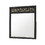 Selena Modern & Contemporary Mirror Made with Wood in Black and Natural B009139129