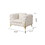 Contempo Style Chair Made with Wood in Cream B009139144
