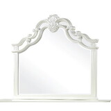 Milan Mirror Framed Mirror made with Wood in White