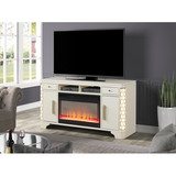 Jasmine TV Stand with Electric Fireplace in Beige B00969712