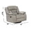 Denali Faux Leather Upholstered Chair Made with Wood Finished in Gray B00977495