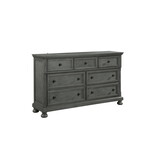 Jackson Modern Style 7-Drawer Dresser Made with Wood & Rustic Gray Finish B009P152360