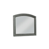 Jackson Modern Style Mirror Made with Wood & Rustic Gray Finish B009P152361