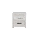 Denver Modern Style 2-Drawer Nightstand Made with Wood in Gray B009P152651