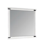 Loretta Modern Style Mirror Made with Wood in Antique White B009P155305