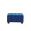 Omega Velvet Upholstery Contemporary Ottoman with Storage Made with Wood Navy B009P169821
