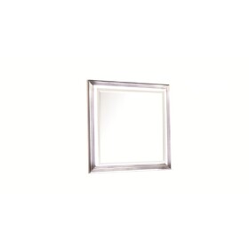 Desire Mirror - LED-Lit Frame with Metallic Trim and Generous Viewing Surface for a Sophisticated and Functional Bedroom Accent (INCLUDES ONLY MIRROR) same as G150109089 (NJ inventory)