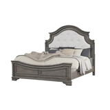 Grace King Bed in Gray B009S01005