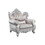 Melrose 3pc Traditional Living room set in champagne with silver brush B009S01048