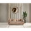 Luna 2pc Modern Living Room Set in Copper B009S01051