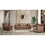 Luna 2pc Modern Living Room Set in Copper B009S01051