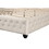 Sophia Crystal Tufted Full 5 pc Vanity Bedroom Set Made with Wood in Cream B009S01063