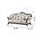 Gloria Traditional Style 3PC button tufted Living Room Set B009S01065