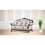 Gloria Traditional Style 3PC button tufted Living Room Set B009S01065