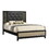 Selena Modern & Contemporary King Bed Made with Wood in Black and Natural B009S01084