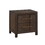 Kenzo Modern Style King 4PC Storage Bedroom Set Made with Wood, LED Headboard, Bluetooth Speakers & USB Ports - Walnut B009S01135