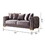 Impreza 3pc Living Room Set in Silver B009S01224