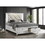 Prism Modern Style King bed with LED Accents & V-Shaped handles B009S01228