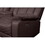 Challenger Modern Style Recliner Sectional Sofa, Built in USB-C Ports & Bluetooth, made with Wood & Faux Leather in Brown B009S01265