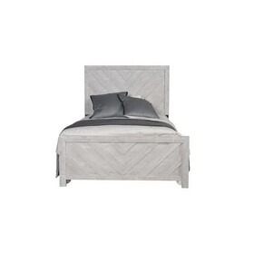 Denver Modern Style Full Bed Made with Wood in Gray B009S01268