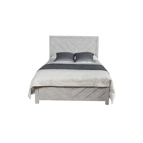 Modern Style Queen Bed Made with Wood in Natural B009S01269
