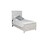 Denver Modern Style Twin Bed Made with Wood in Gray B009S01287
