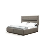 Dunhill Modern Style King Bed Made with Wood in Brown B009S01309