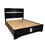 Matrix Traditional Style Full 4 Piece Storage Bedroom set made with Wood in Black B009S01342