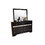 Matrix Traditional Style Full 4 Piece Storage Bedroom set made with Wood in Black B009S01342