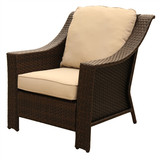 Wicker Club Chair, Beige B01051427
