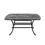 64" Square Dining Table, Dark Lava Bronze B01051459