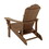 Key West Outdoor Plastic Wood Adirondack Chair, Patio Chair for Deck, Backyards, Lawns, Poolside, and Beaches, Weather Resistant, Brown B01091010
