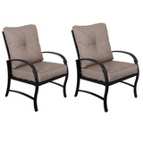 Modern Dining Chair with Back and Seat Cushion, Set of 2 B01094663