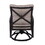 Modern Dining Swivel Chair with Back and Seat Cushion, Set of 2 B01094664