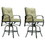 Bar Chair with Back and Seat Cushion, Set of 2 B01094669