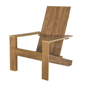 Outdoor Slat Back Plastic Wood Adirondack Chair B010P144833