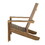 Outdoor Slat Back Plastic Wood Adirondack Chair B010P144833