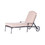 87" Long Reclining Chaise Lounge Set with Sunbrella Cushion and Table B010S00057