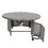 Cast Aluminum Propane Gas Firepit Table, Chat Height B010S00424