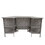 5 Piece Cast Aluminum Bar Set with Cushion B010S00436