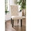B011104800 Ivory+Solid Wood+Dining Room+Contemporary+Side Chair