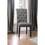 B011104801 Gray+Solid Wood+Dining Room+Contemporary+Side Chair