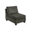 1pc ARMLESS CHAIR ONLY Grey Chenille Fabric Modular Armless Chair Cushion Seat Living Room Furniture B011106631