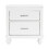 Modern Bedroom Furniture Two Drawers Nightstand 1pc White Finish Acrylic Crystal Drawers Wooden Furniture B011111261