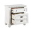White Finish Two Drawers Nightstand 1pc Traditional Framing Wooden Bedroom Furniture B011118704