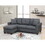 B011118995 Charcoal grey+Fabric+Wood+Primary Living Space+Cushion Back