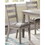 Classic Stylish Natural Finish 5pc Dining Set Kitchen Dinette Wooden Top Table and Chairs Cushions Seats Ladder Back Chair Dining Room B011119010